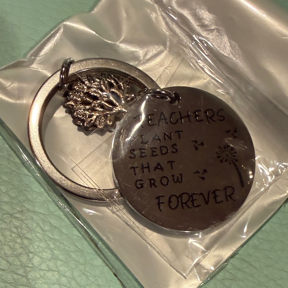 Inspirational Teacher Keychain